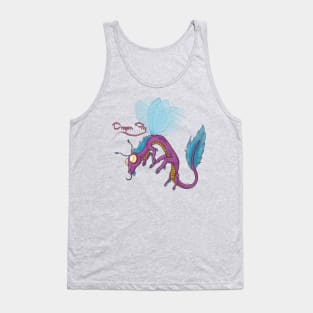 Punimals - Dragon Fly (Text) Tank Top